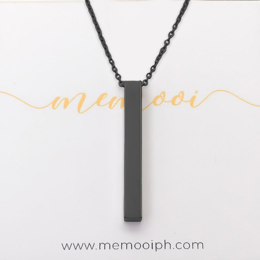 Memooi BLCK Custom 3d Memory Bar Necklace