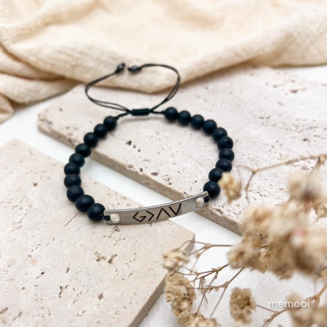 God Is Greater than your Highs and Lows Luna bracelet (Solo)