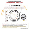 Load image into Gallery viewer, Custom Morse Bracelet Duo Bundle - Memooi